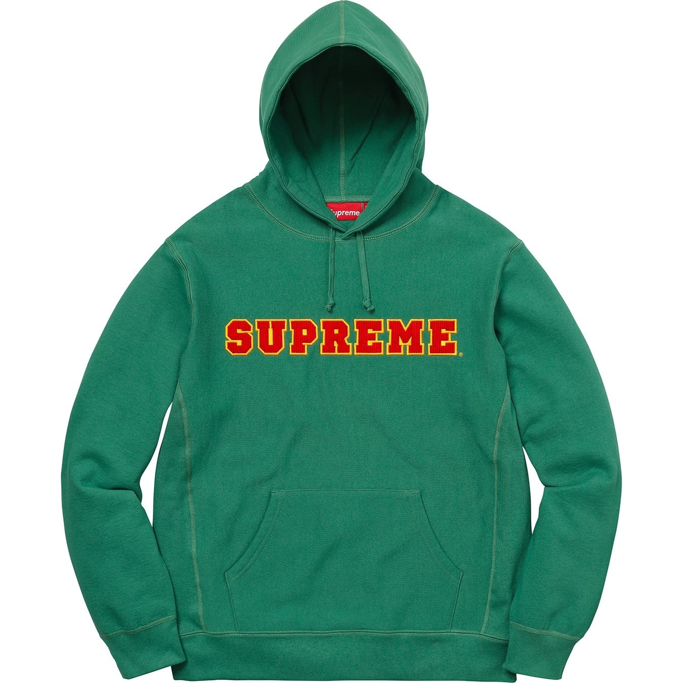 Cord Collegiate Logo Hooded Sweatshirt view 9